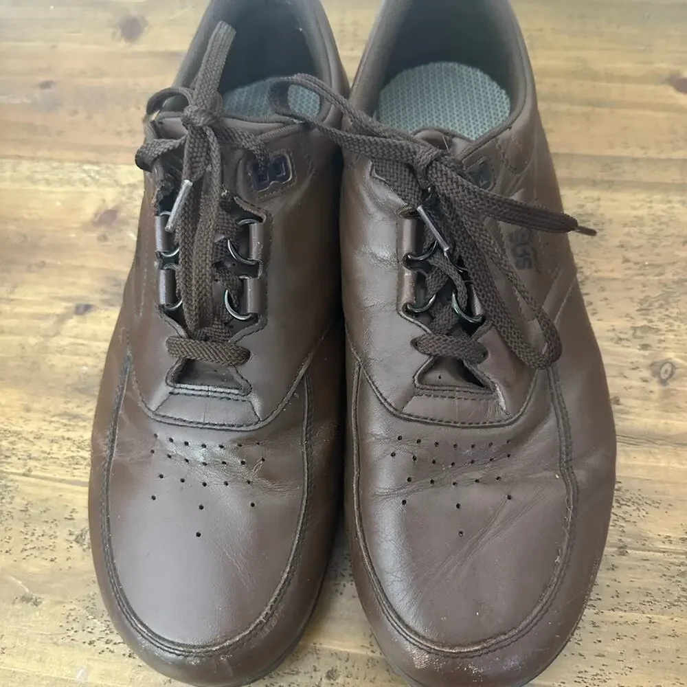 SAS Time Out Antique Walnut 11 Men's Comfort Shoes Loafers Brown